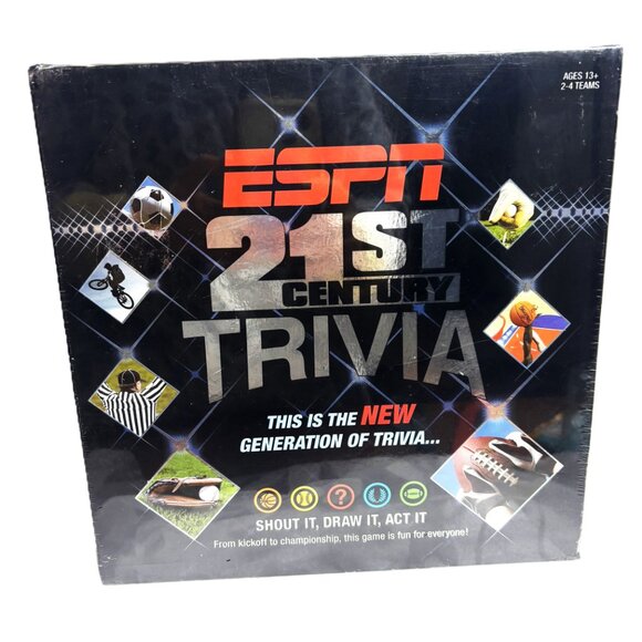 USAopoly ESPN 21st Century Trivia NIB – NEW With TAGS - Picture 1 of 13